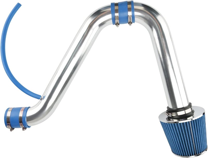 AUTOSITY 2.75" Cold Air Intake System Compatible with 1994-1997 Accord 2.2L 1998-2002 Accord 2.3L 2.75" High Flow Aluminum (Blue) - Image 1